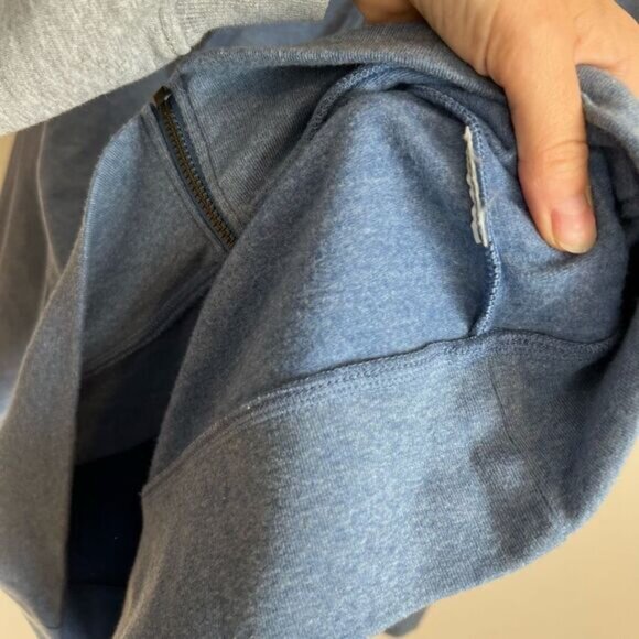 Vintage Y2K Patagonia Men’s Large Blue Full Zip Hoodie Hooded Jacket Sweater - Picture 9 of 9